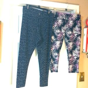 Bundle Calvin Klein and Marika Sport sz XL Capri & leggings excellent condition